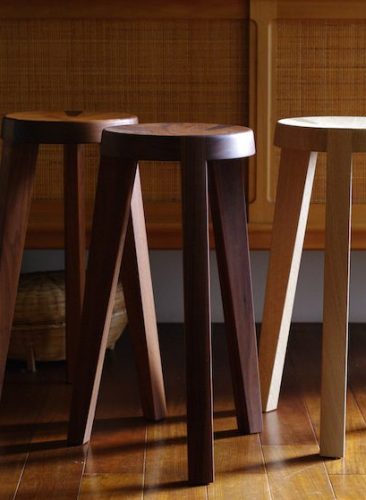 Kitchen stool / WN,OAK